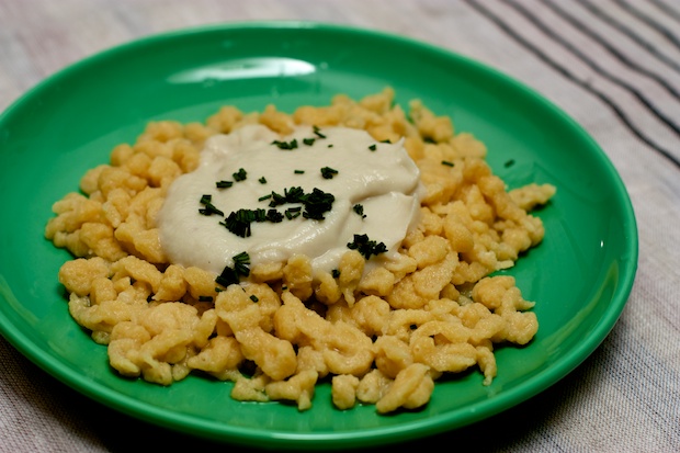 spatzle con crema di cavolfiore