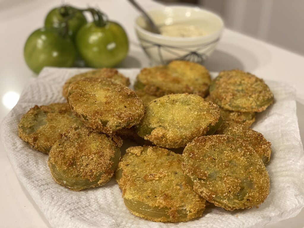 Green Tomatoes Two Ways, Fried & Pickled – we cook at home