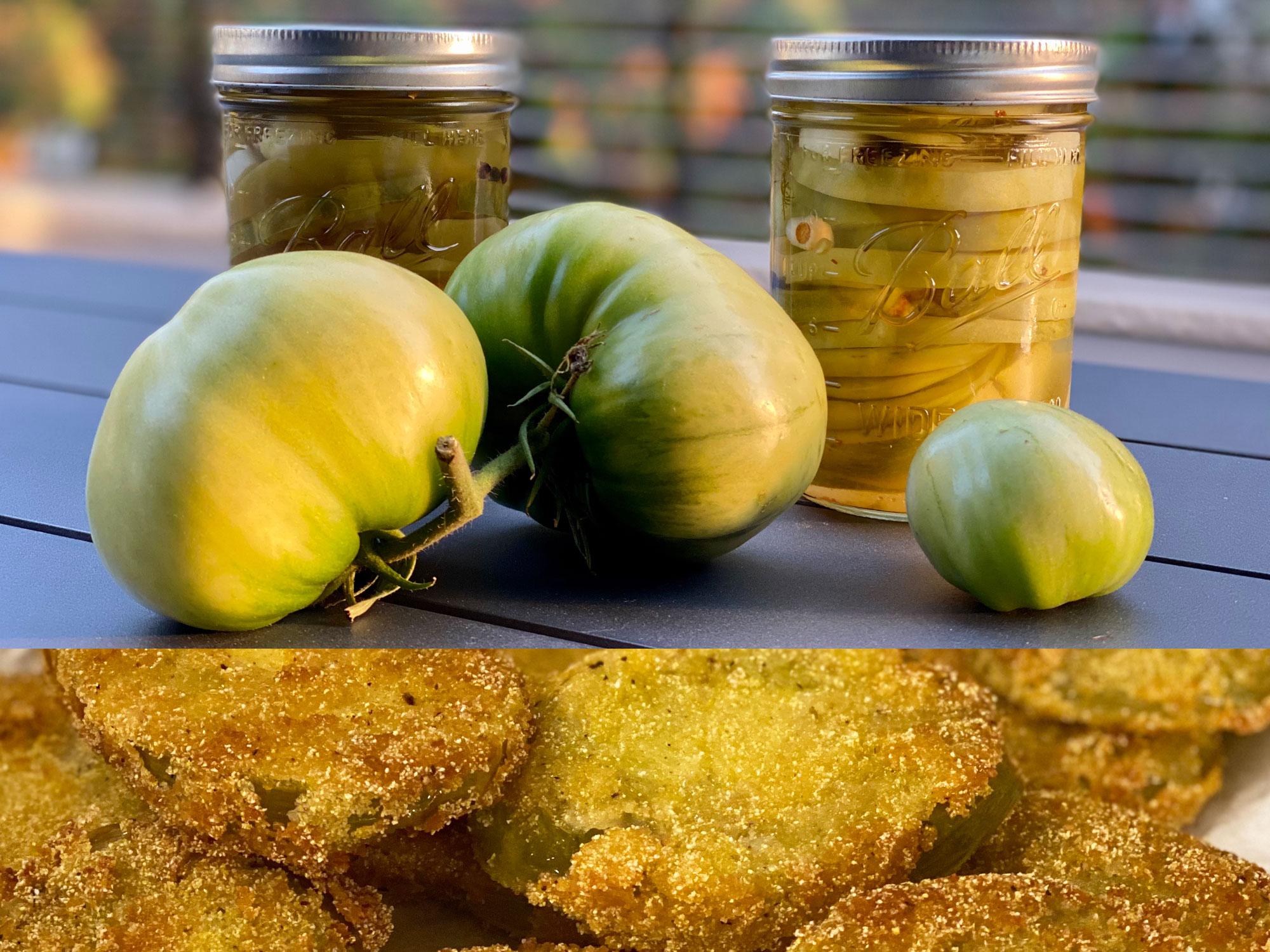 Green Tomatoes Two Ways, Fried & Pickled – we cook at home
